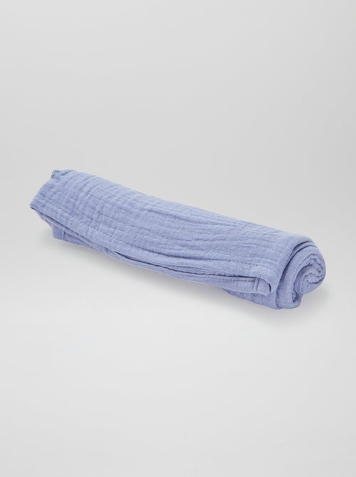 Lot de 3 langes - 2 de 60 x 60 et 1 de 100 x 120 cm - Kiabi