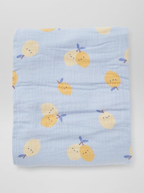 Lot de 3 langes - 2 de 60 x 60 et 1 de 100 x 120 cm - Kiabi