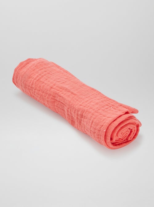 Lot de 3 langes - 2 de 60 x 60 et 1 de 100 x 120 cm - Kiabi