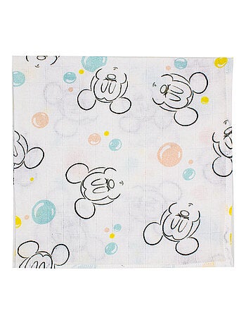 Lot de 3 langes 60x60 cm - Mickey Little One - Babycalin