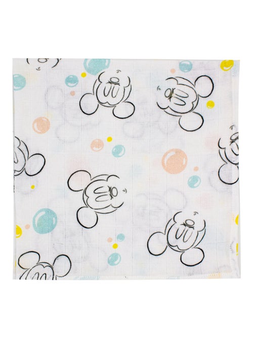 Lot de 3 langes 60x60 cm - Mickey Little One - Babycalin - Kiabi