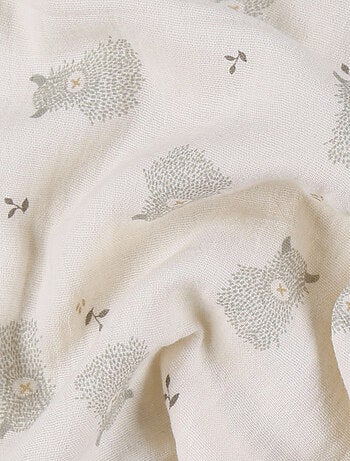 Lot de 3 langes 70x70 cm en gaze de coton bio Noukie's