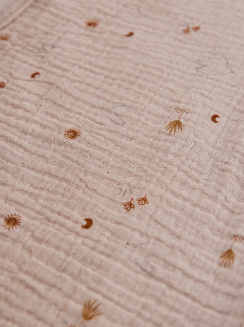 Lot de 3 langes 70x70cm, mousseline Noukie's - Kiabi