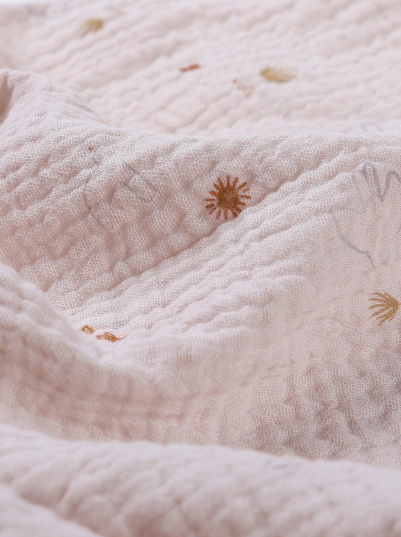 Lot de 3 langes 70x70cm, mousseline Noukie's Ecru - Kiabi