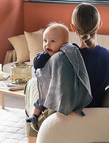 Lot de 3 langes bébé, serviettes absorbantes et respirantes - Koala - Monsieur Bébé