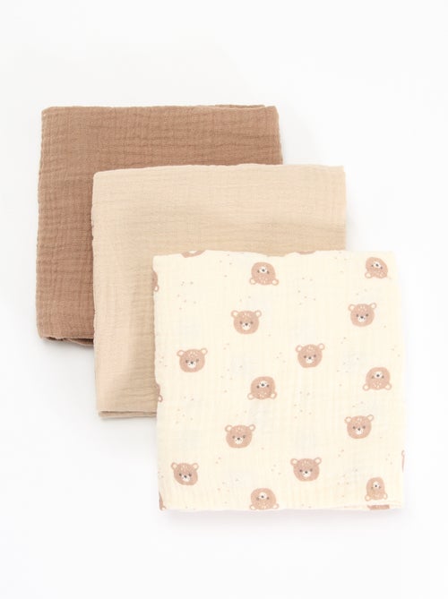 Lot de 3 langes - Kiabi Lot de 3 langes - Kiabi