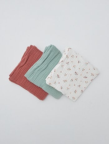 Lot de 3 langes