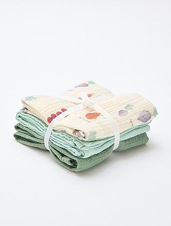 Lot de 3 langes