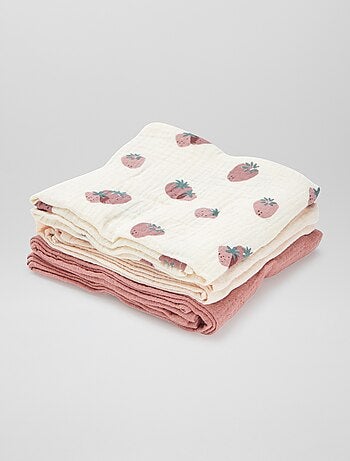 Lot de 3 langes