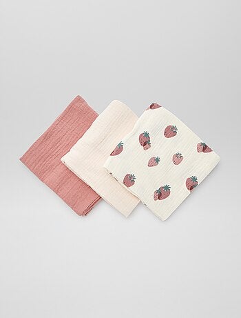 Lot de 3 langes