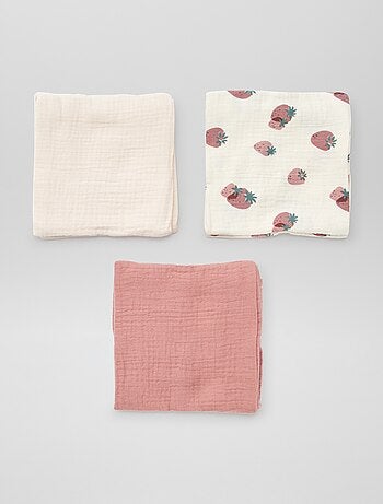 Lot de 3 langes
