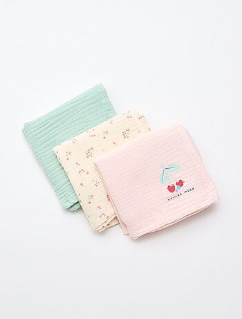 Lot de 3 langes