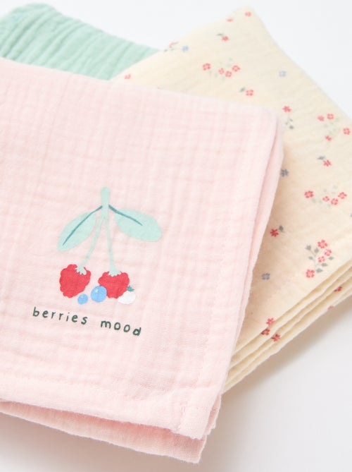 Lot de 3 langes - Kiabi