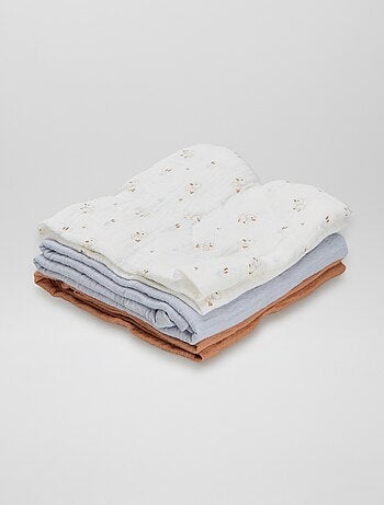 Lot de 3 langes