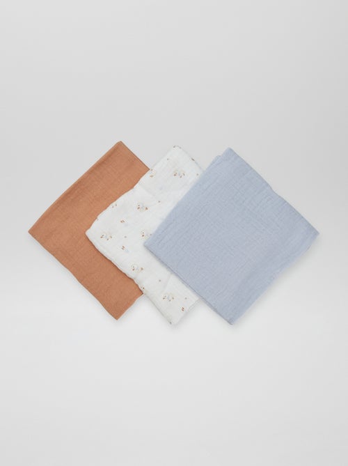 Lot de 3 langes - Kiabi