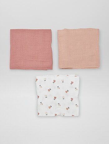 Lot de 3 langes
