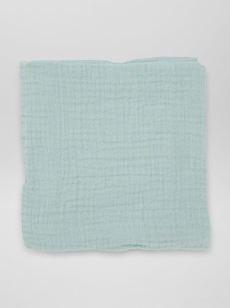 Lot de 3 langes Blanc/vert - Kiabi