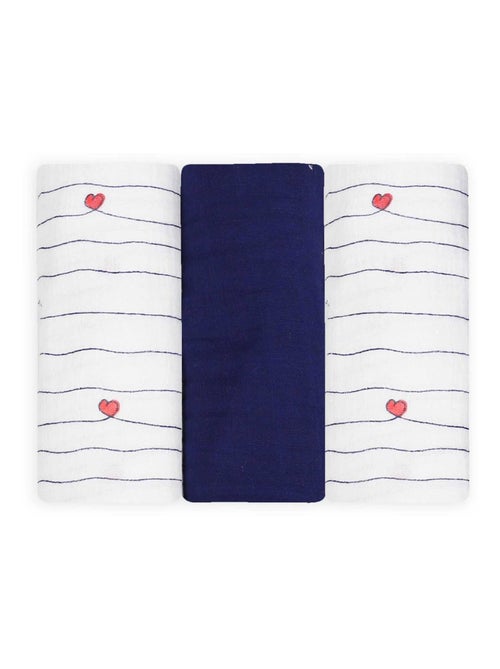 Lot de 3 langes - Kiabi