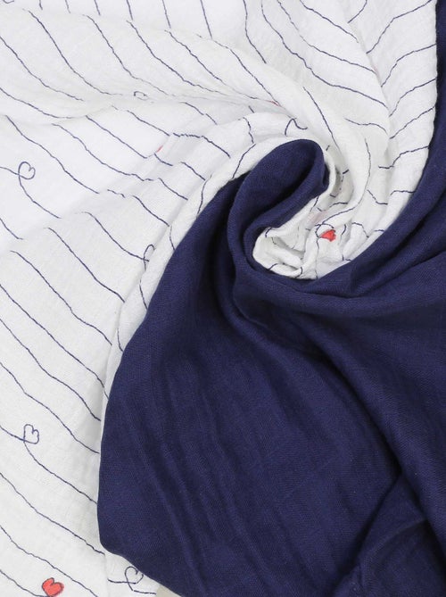 Lot de 3 langes - Kiabi