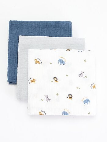 Lot de 3 langes