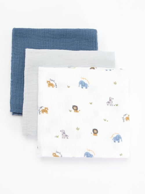 Lot de 3 langes - Kiabi Lot de 3 langes - Kiabi