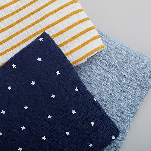 Lot De 3 Langes Bebe Fille Bleu Orange Kiabi 9 00