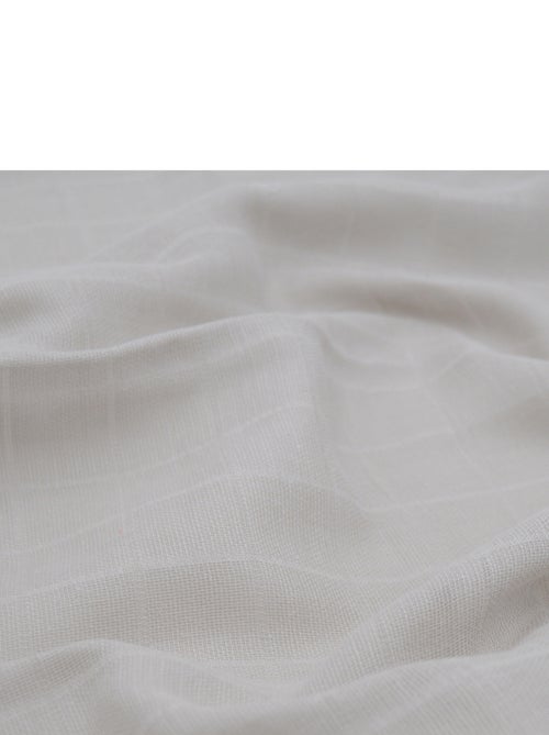 Lot de 3 langes en coton 70x70 cm Etoiles, gris, blanc - Babycalin - Kiabi