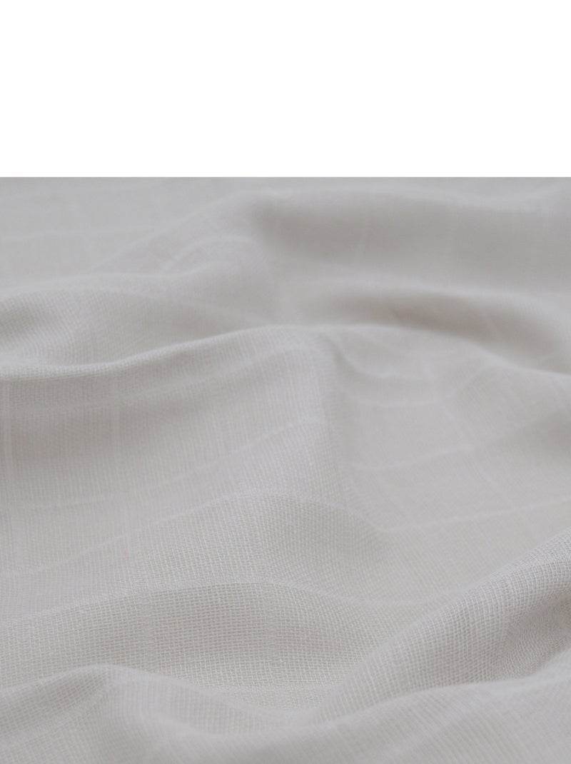 Lot de 3 langes en coton 70x70 cm Etoiles, gris, blanc - Babycalin Gris - Kiabi
