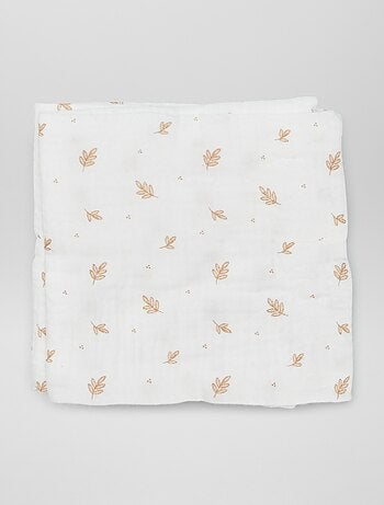 Lot de 3 langes en coton