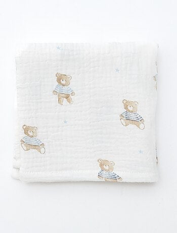 Lot de 3 langes en coton