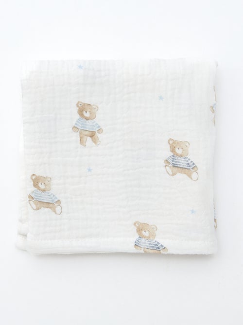 Lot de 3 langes en coton - Kiabi