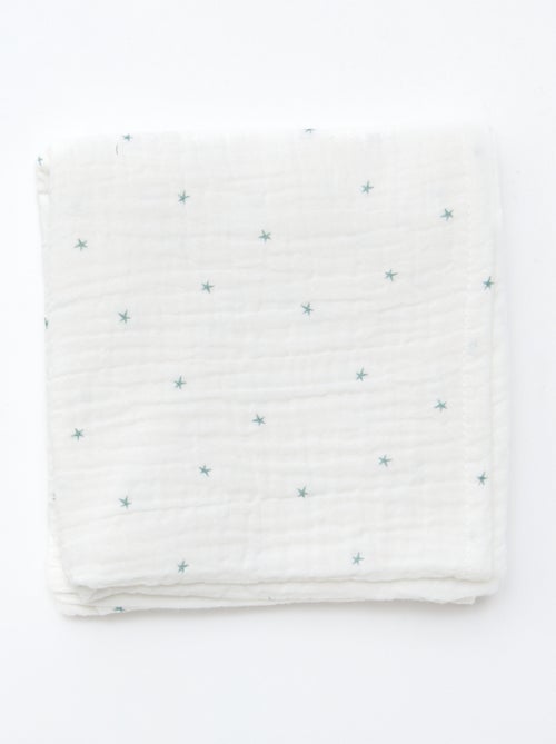 Lot de 3 langes en coton - Kiabi