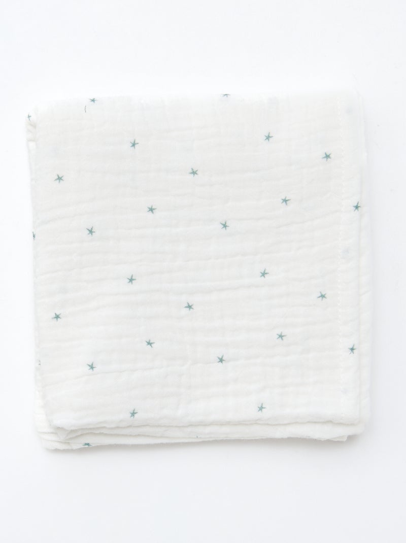 Lot de 3 langes en coton Beige - Kiabi