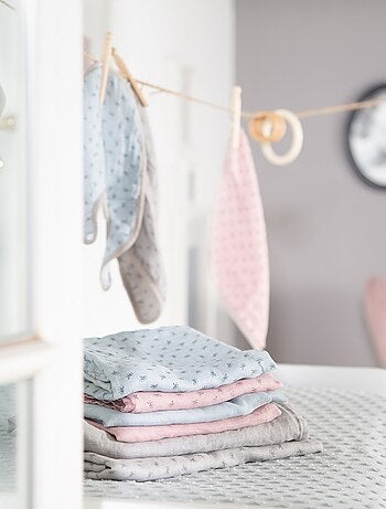 Lot de 3 langes en coton bio - ROBA 'Lil planet'