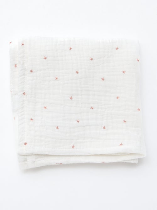 Lot de 3 langes en coton - Kiabi