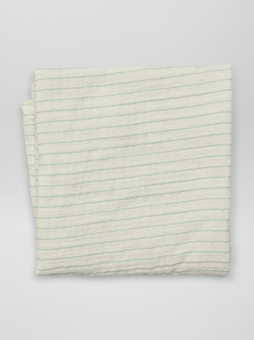 Lot de 3 langes en gaze de coton - Kiabi