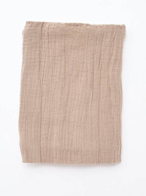 Lot de 3 langes en gaze de coton - Kiabi