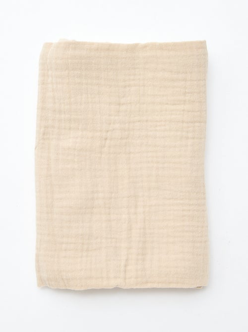 Lot de 3 langes en gaze de coton - Kiabi