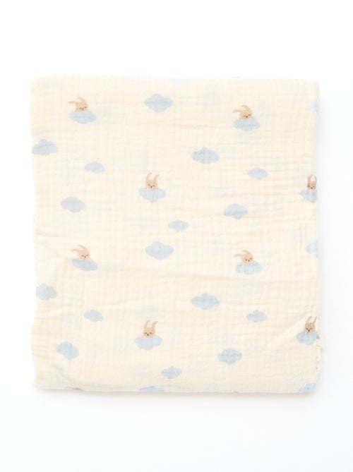 Lot de 3 langes en gaze de coton - Kiabi