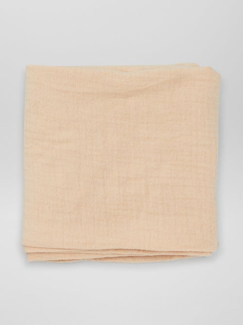 Lot de 3 langes en gaze de coton - Kiabi