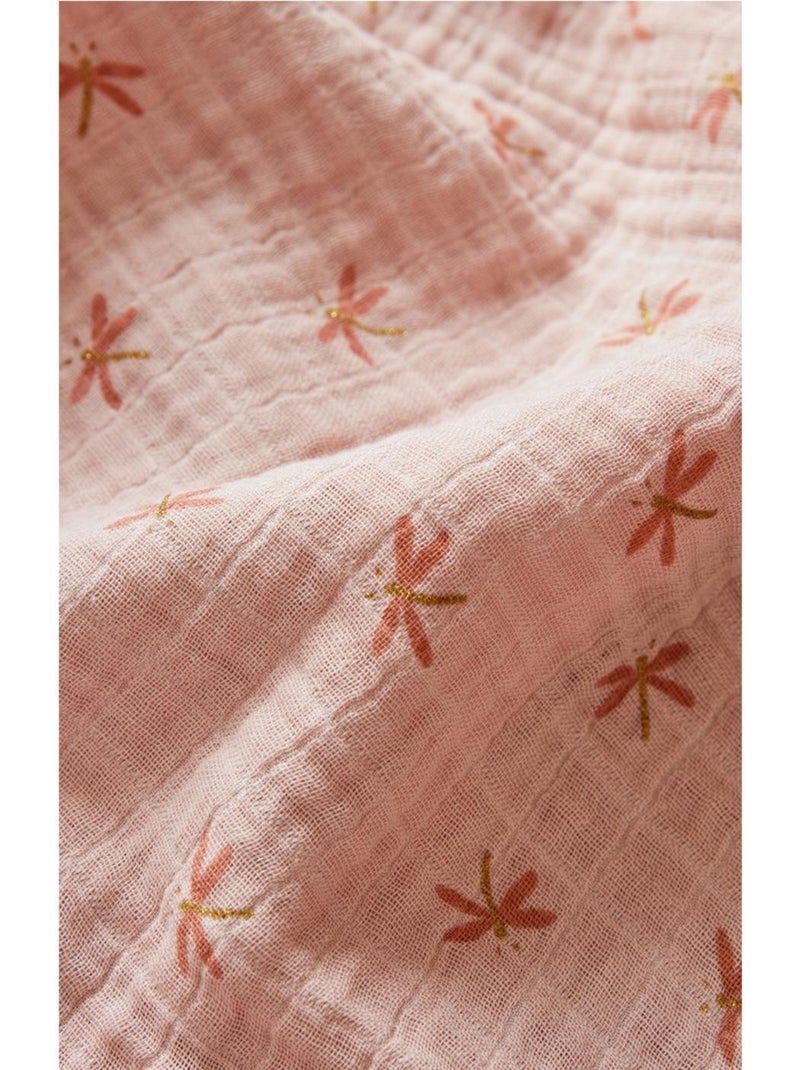 Lot de 3 langes en mousseline 70 x 70 cm, et poudré Noukie's Blanc - Kiabi