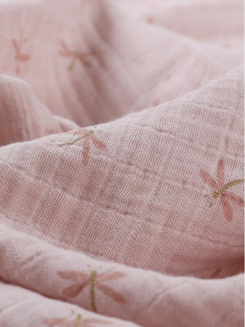 Lot de 3 langes en mousseline 70 x 70 cm, et poudré Noukie's - Kiabi