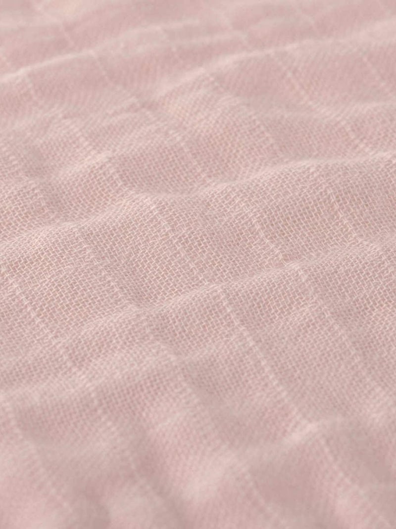 Lot de 3 langes en mousseline Rose poudré Rose - Kiabi