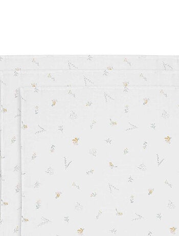 Lot de 3 langes gaze de coton