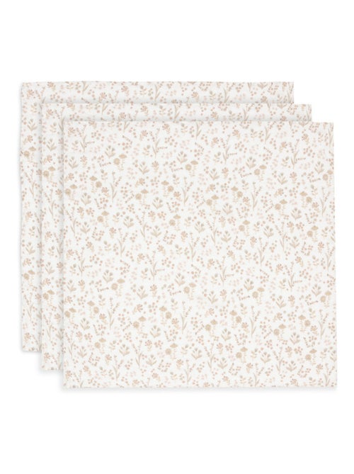 Lot de 3 langes gaze de coton Jollein - Kiabi