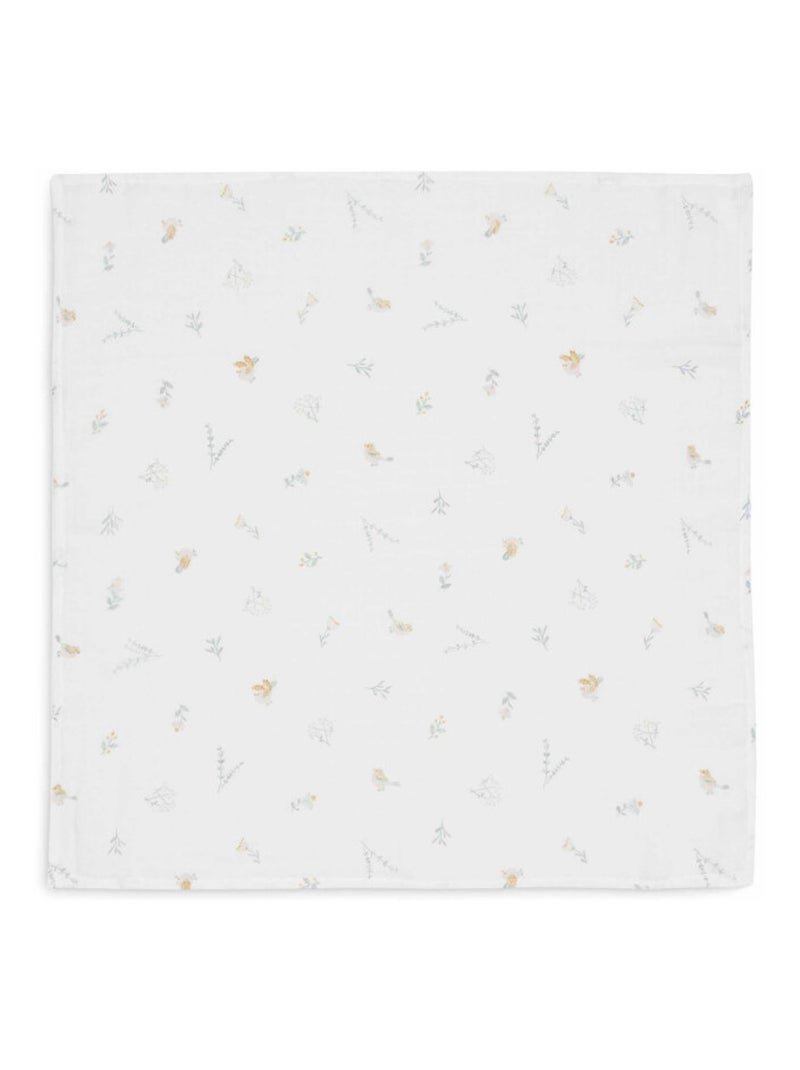 Lot de 3 langes gaze de coton Jollein Blanc - Kiabi