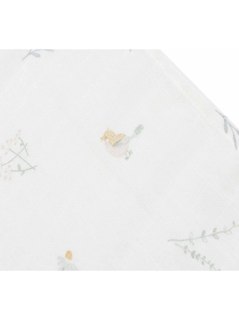 Lot de 3 langes gaze de coton Jollein Blanc - Kiabi