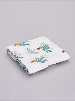 Lot de 3 langes imprimés - Kiabi