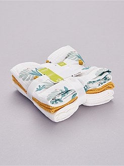 Lot de 3 langes imprimés - Kiabi