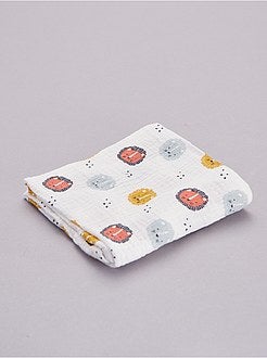 Lot de 3 langes imprimés - Kiabi